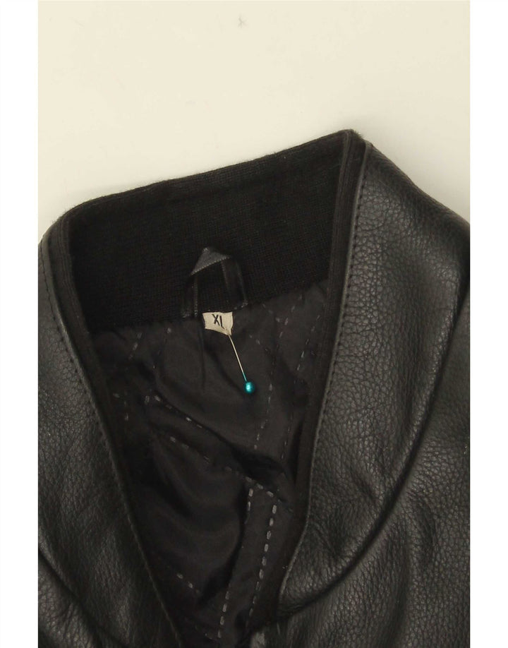 Vintage Herren Lederjacke UK 42 XL Schwarz