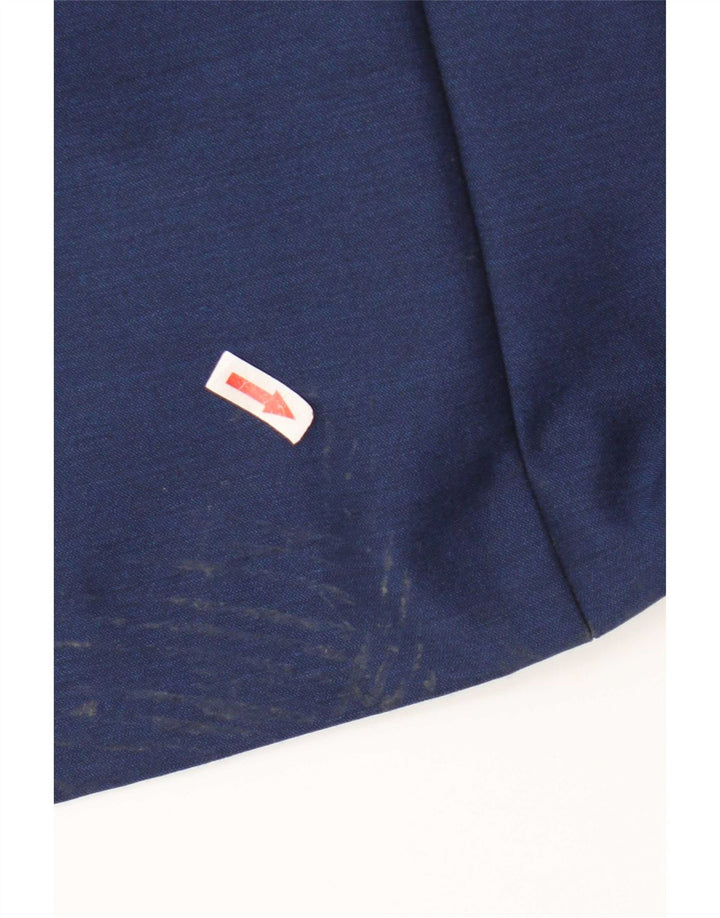Vintage Damen Etuikleid UK 10 Small Marineblau