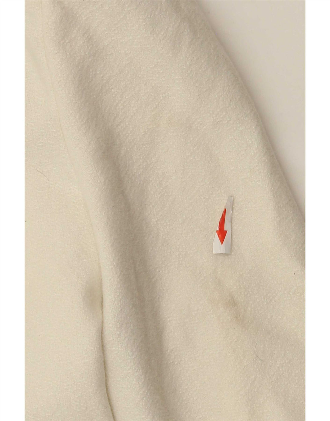 Vintage Damen Bolero Jacke UK 10 Small Off White Polyester