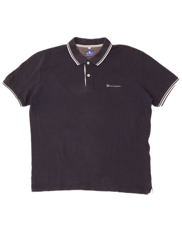 Champion Herren-Poloshirt, groß, Marineblau