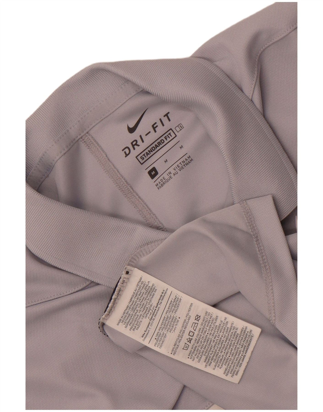 Nike Herren Dri Fit Standard-Fit-Poloshirt, mittelgroß, Marineblau, Farbblock