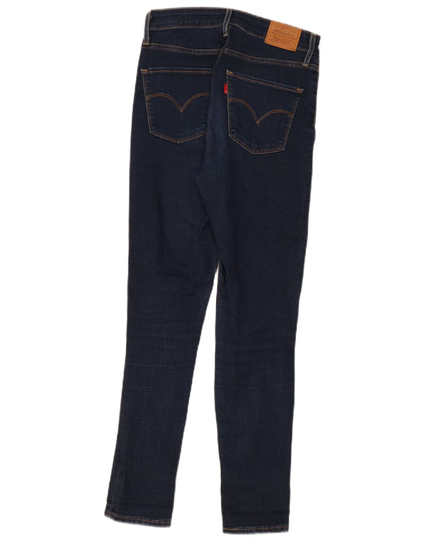 Levi's Damen 721 High Rise Skinny Jeans W27 L28 Marineblau Baumwolle