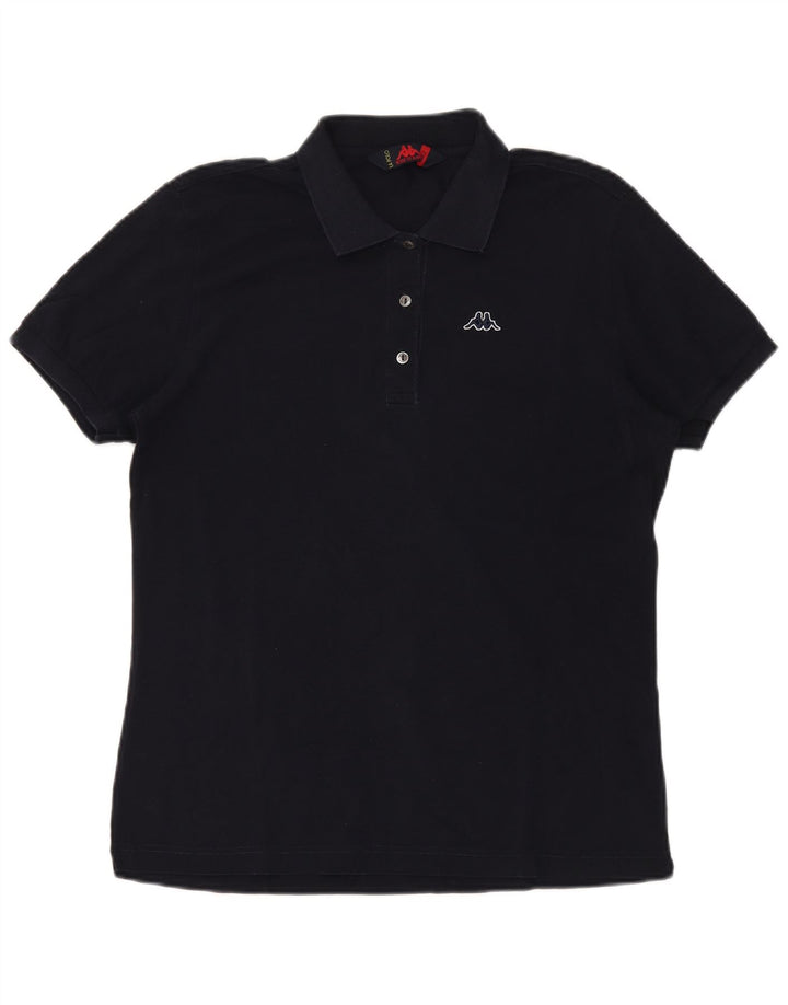 KAPPA Damen Poloshirt UK 16 Large Marineblau