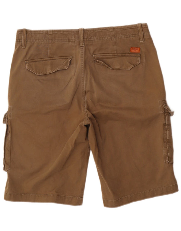 Timberland Mens Cargo Shorts W30 Medium  Beige Cotton
