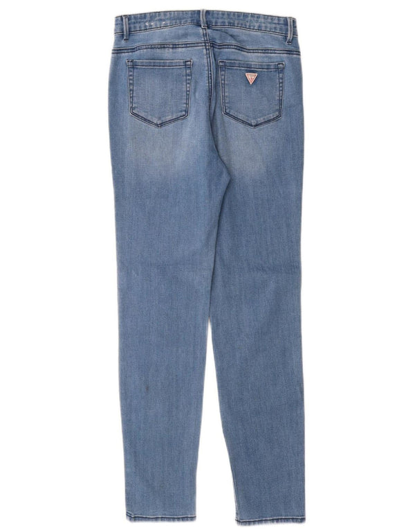 Guess Röhrenjeans für Mädchen, 15–16 Jahre, W28, L29, blaue Baumwolle