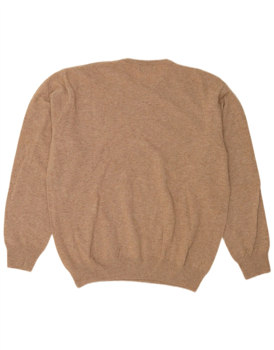 Kappa Herren-Pullover mit Rundhalsausschnitt, 2XL, beige Lammwolle