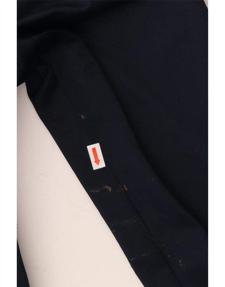 NIKE Mens Tracksuit Top Jacket Medium Navy Blue Colourblock Polyester Vintage Nike and Second-Hand Nike from Messina Hembry 