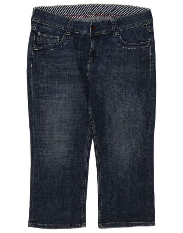 Marks & Spencer Capri-Jeans für Damen, UK 16, Größe L, W34, L21, Marineblau, Baumwolle