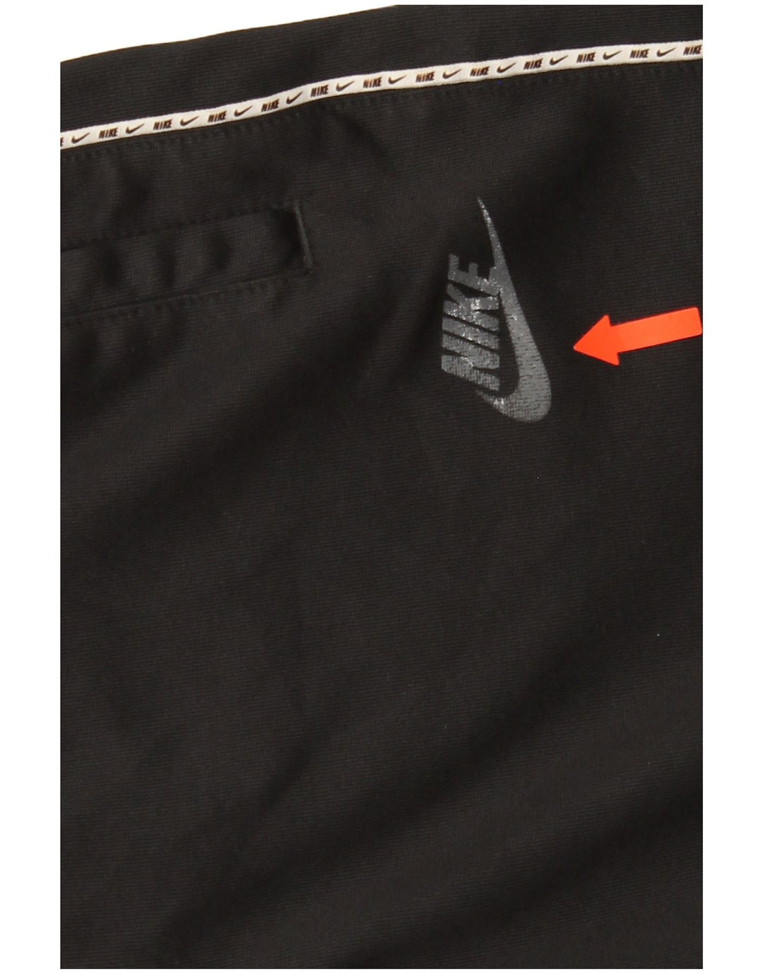 NIKE Boys Graphic Sport Shorts 10-11 Years Medium Black Polyester