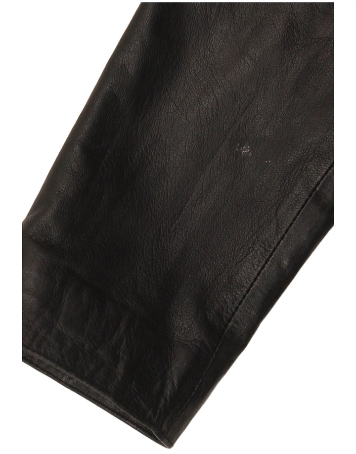 CCDK Damen Lederjacke EU 40 Mittelschwarzes Lammleder