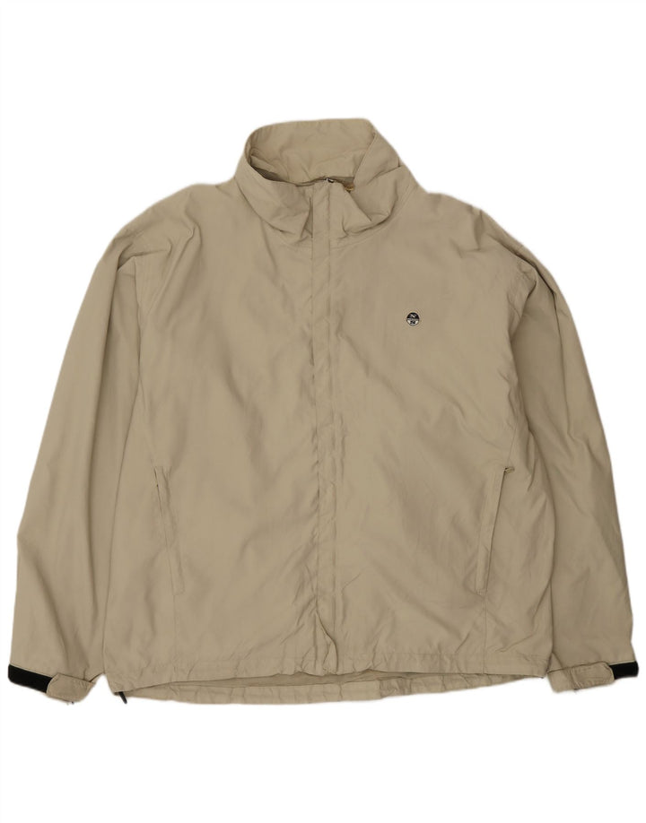 North Sails Herren Regenjacke UK 44 2XL Beige Polyamid