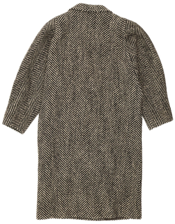 LANIFICO CAMPORE Damen Zweireihiger Mantel IT 44 Medium Schwarz