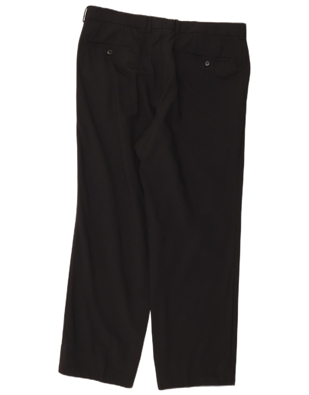 Hugo Boss Damen gerade Anzughose W36 L30 Schwarz