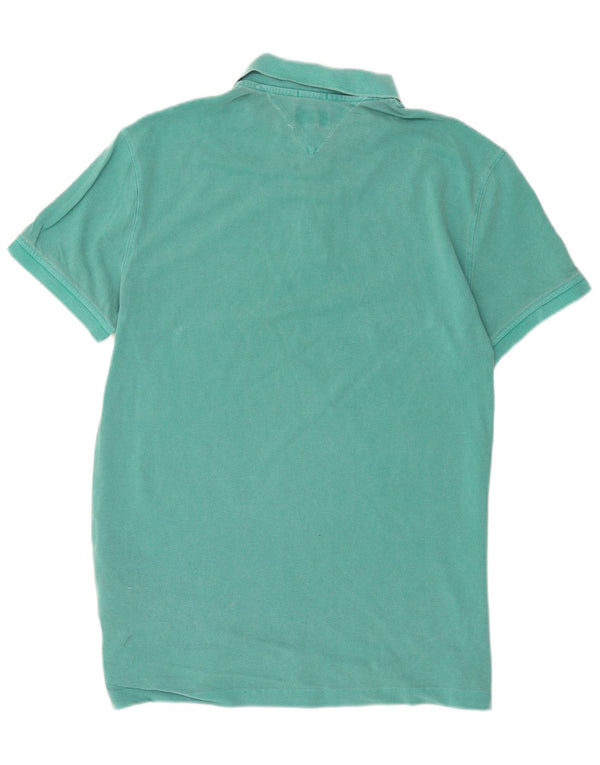 Tommy Hilfiger Herren-Poloshirt mit normaler Passform, große grüne Baumwolle