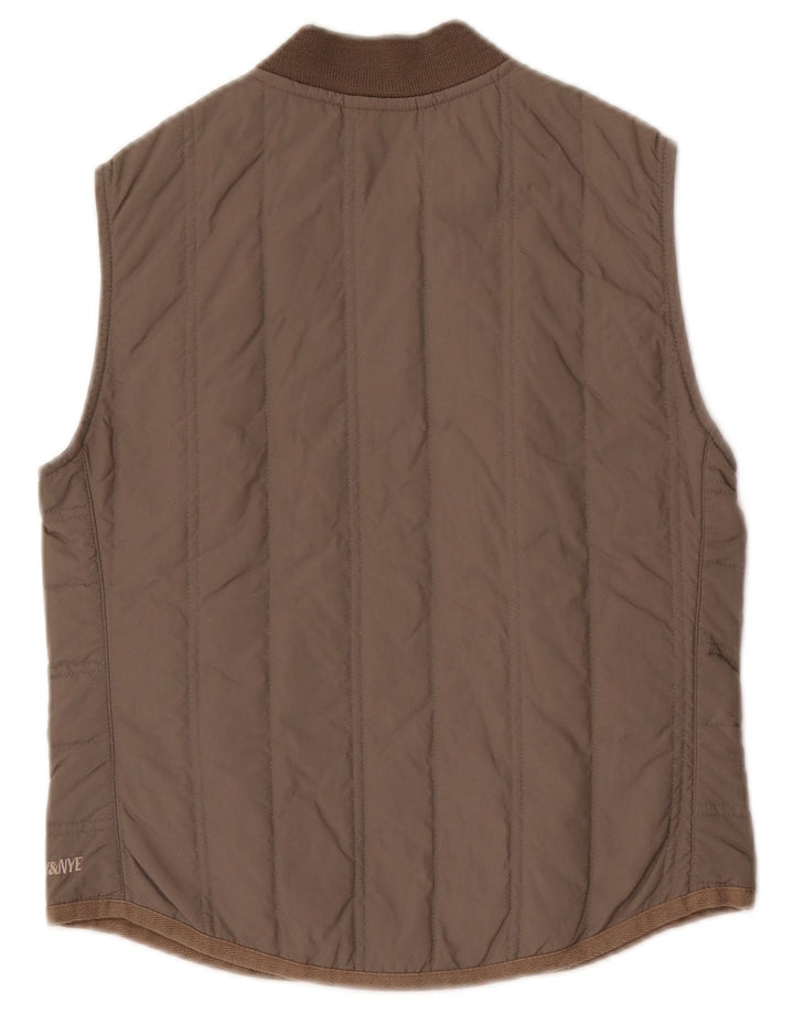 Murphy & Nye Damen Wattierte Weste UK 10 Small Braun Polyamid