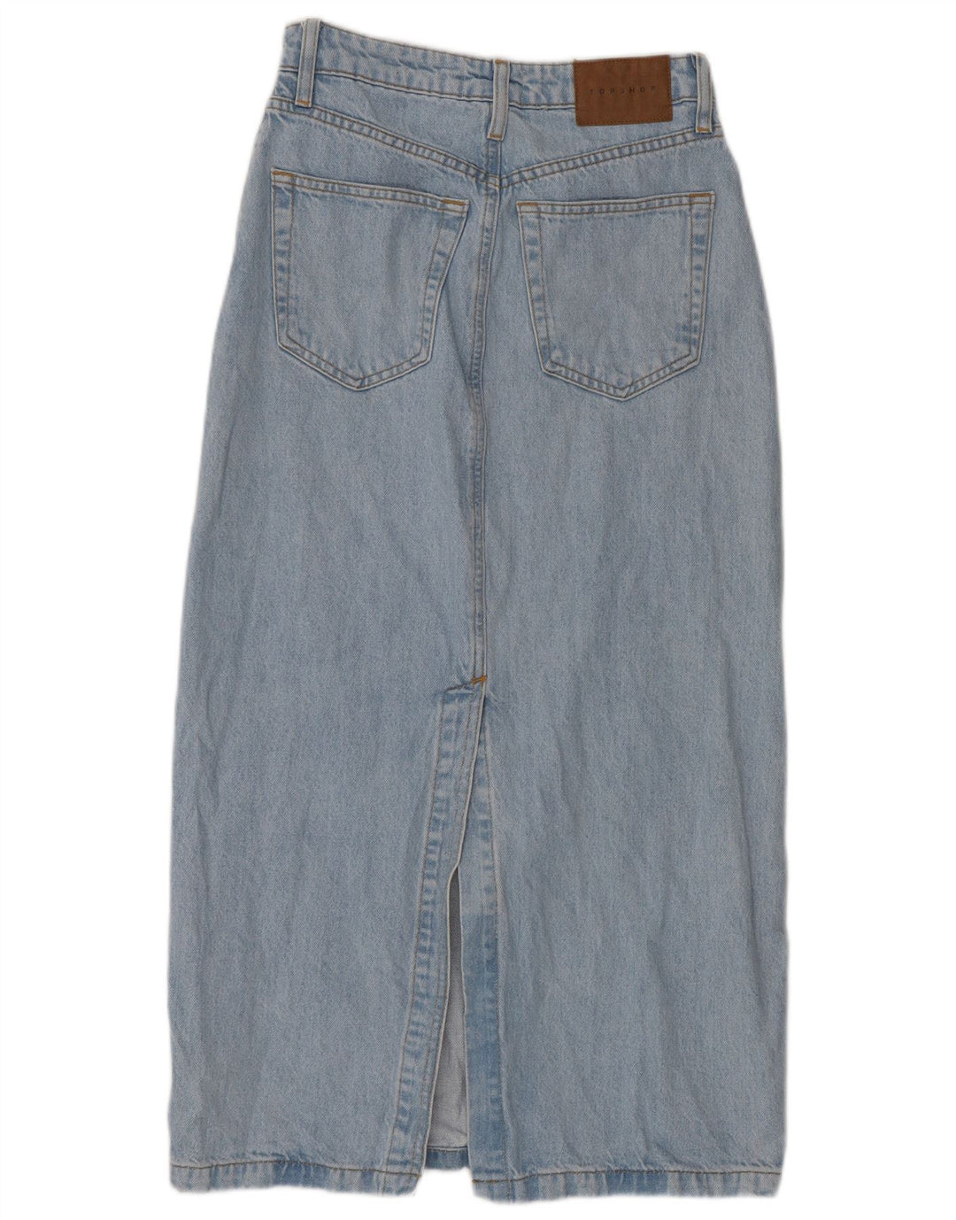 Topshop Damen Jeansrock UK 8 Small W26 Blau