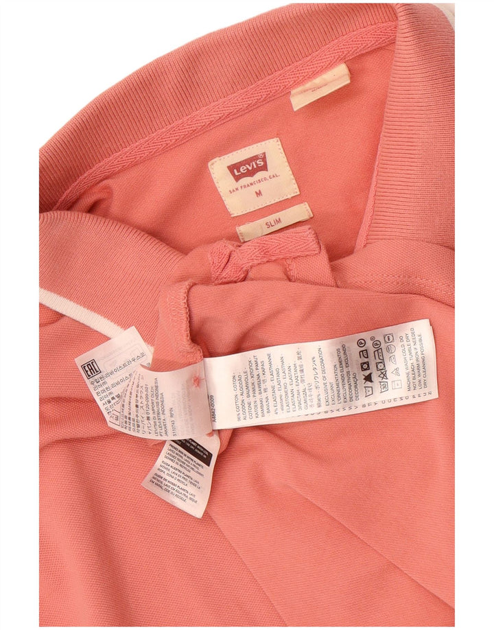 Levi's Slim T-Shirt-Oberteil für Herren aus Baumwolle in Mittelrosa