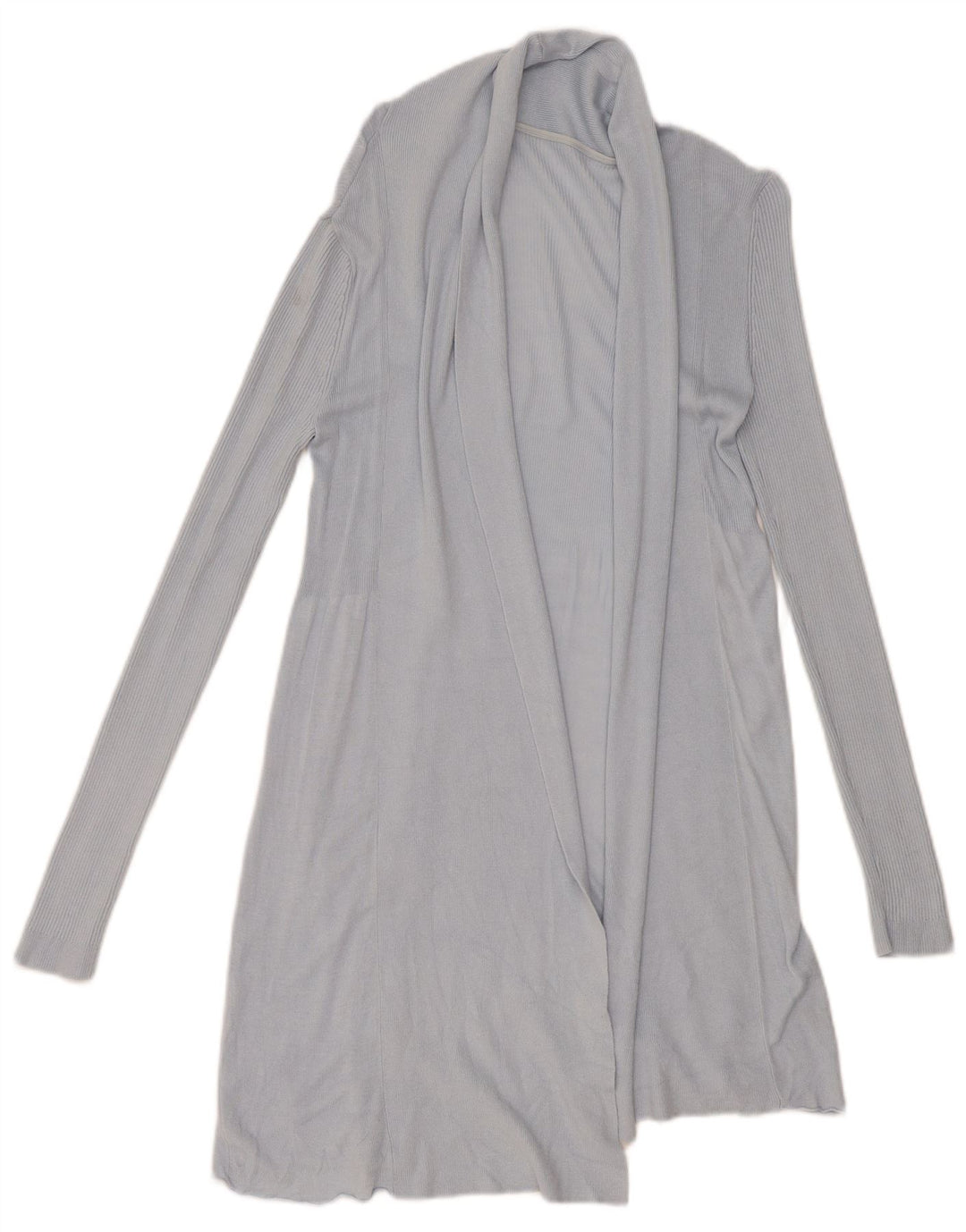Phase Eight Damen Longline Open Cardigan Pullover UK 8 Small Blaue Viskose