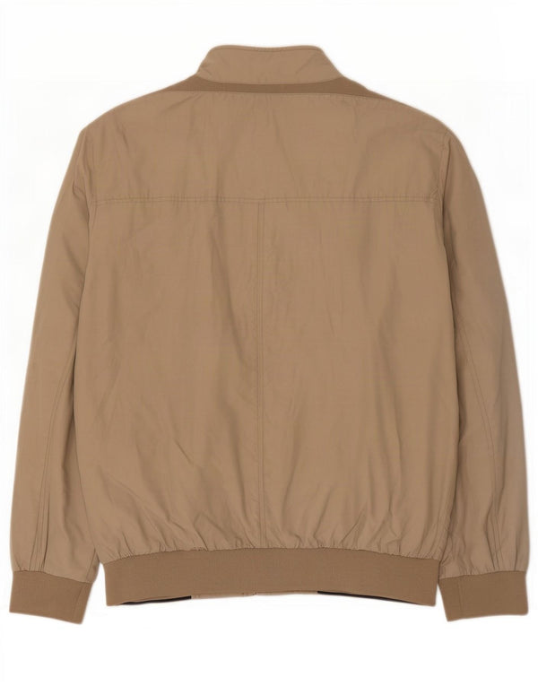 Geox Herren Logan Bomberjacke UK 44 2XL Beige Polyamid