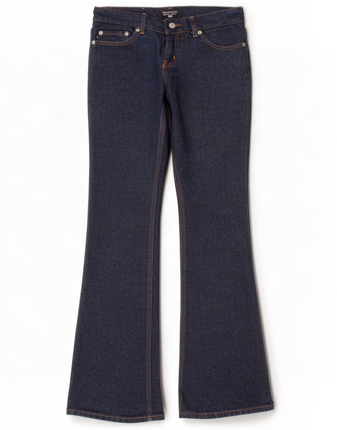 Ralph Lauren Schlagjeans für Damen, US 6, Mittel, W30, L31, Marineblau, Baumwolle