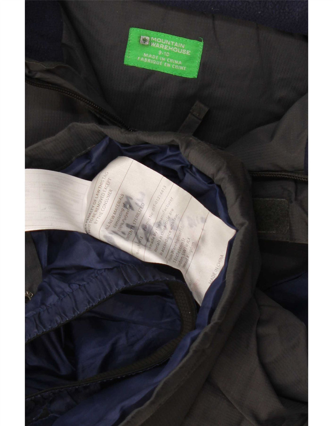 Mountain Warehouse Windjacke für Jungen, 9–10 Jahre, Grau, Farbblock