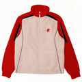 Lotto Herren-Trainingsanzug-Top-Jacke, UK 38/40, mittelweißes Farbblock-Polyester