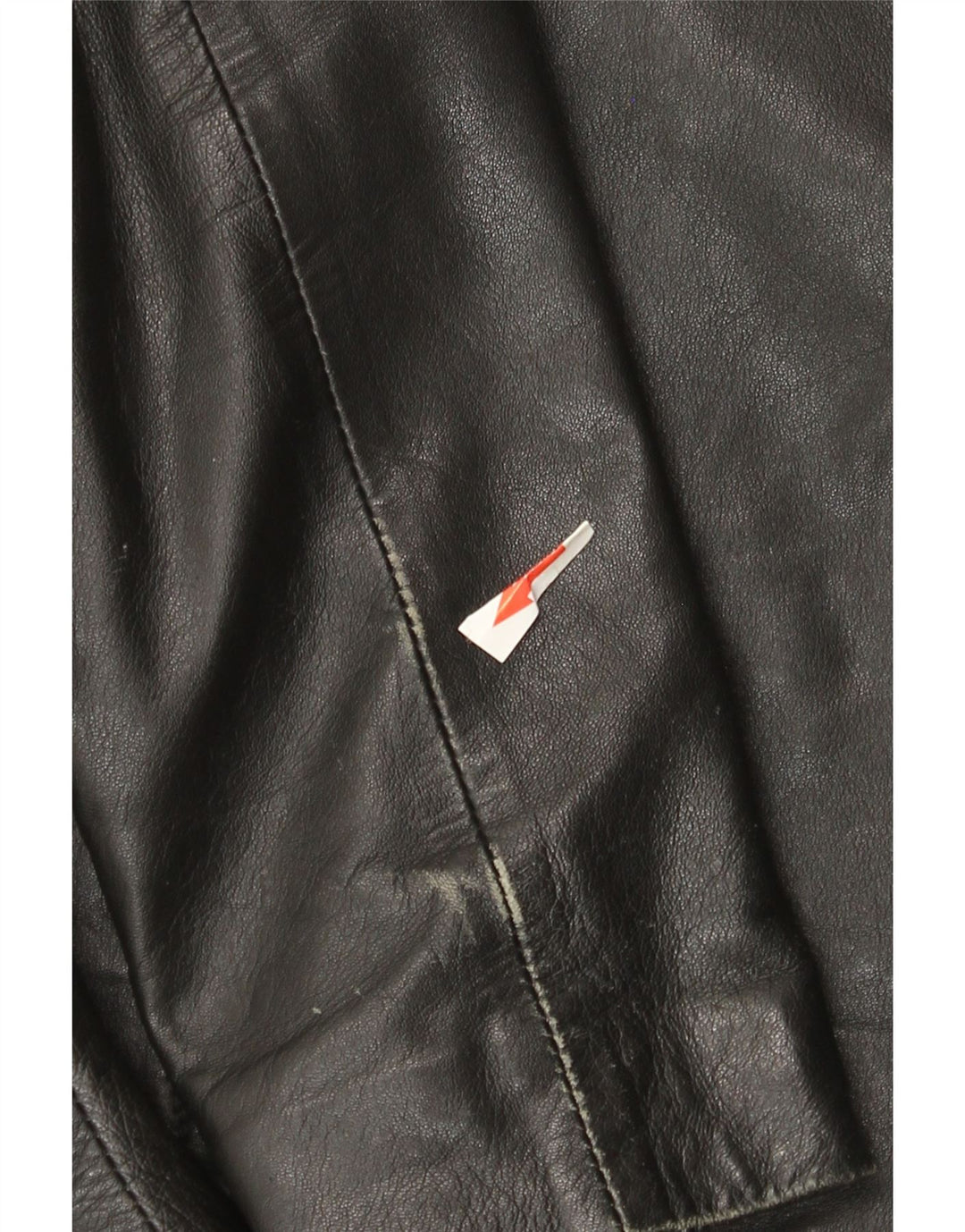 St. Bernard Damen Lederjacke UK 10 Small Schwarzes Leder