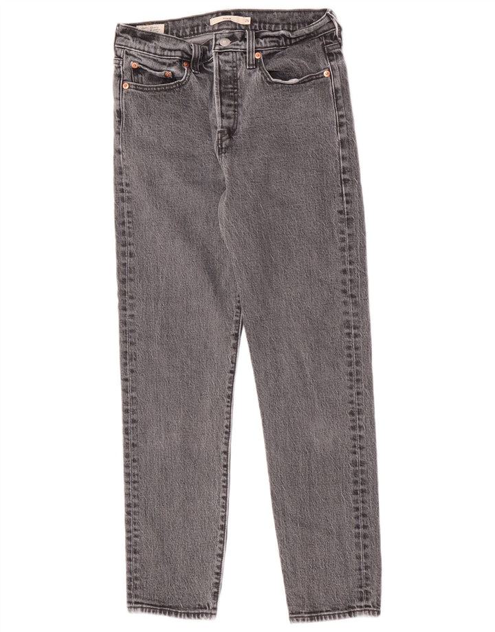 Levi's Damen Wedge Tapered Jeans W26 L27 Grauer Baumwollklassiker