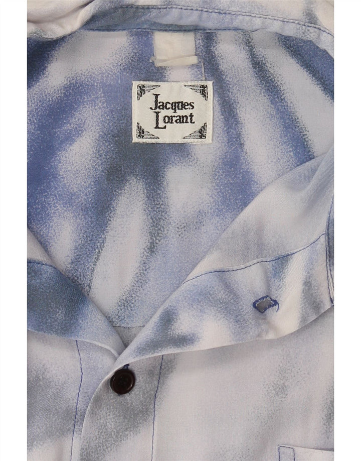 JACQUES LORANT Mens Shirt XL Blue Tie Dye Vintage Jacques Lorant and Second-Hand Jacques Lorant from Messina Hembry 