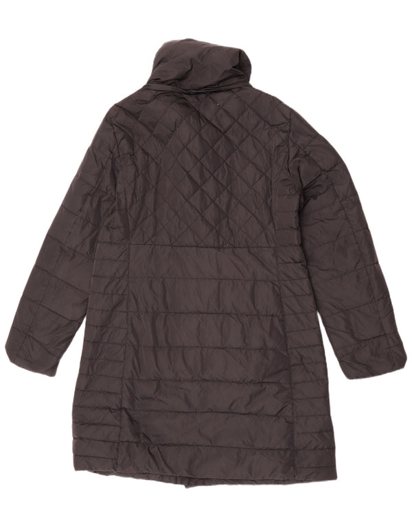 Marella Damen Sport gepolsterter Mantel UK 14 Large Schwarz Polyamid