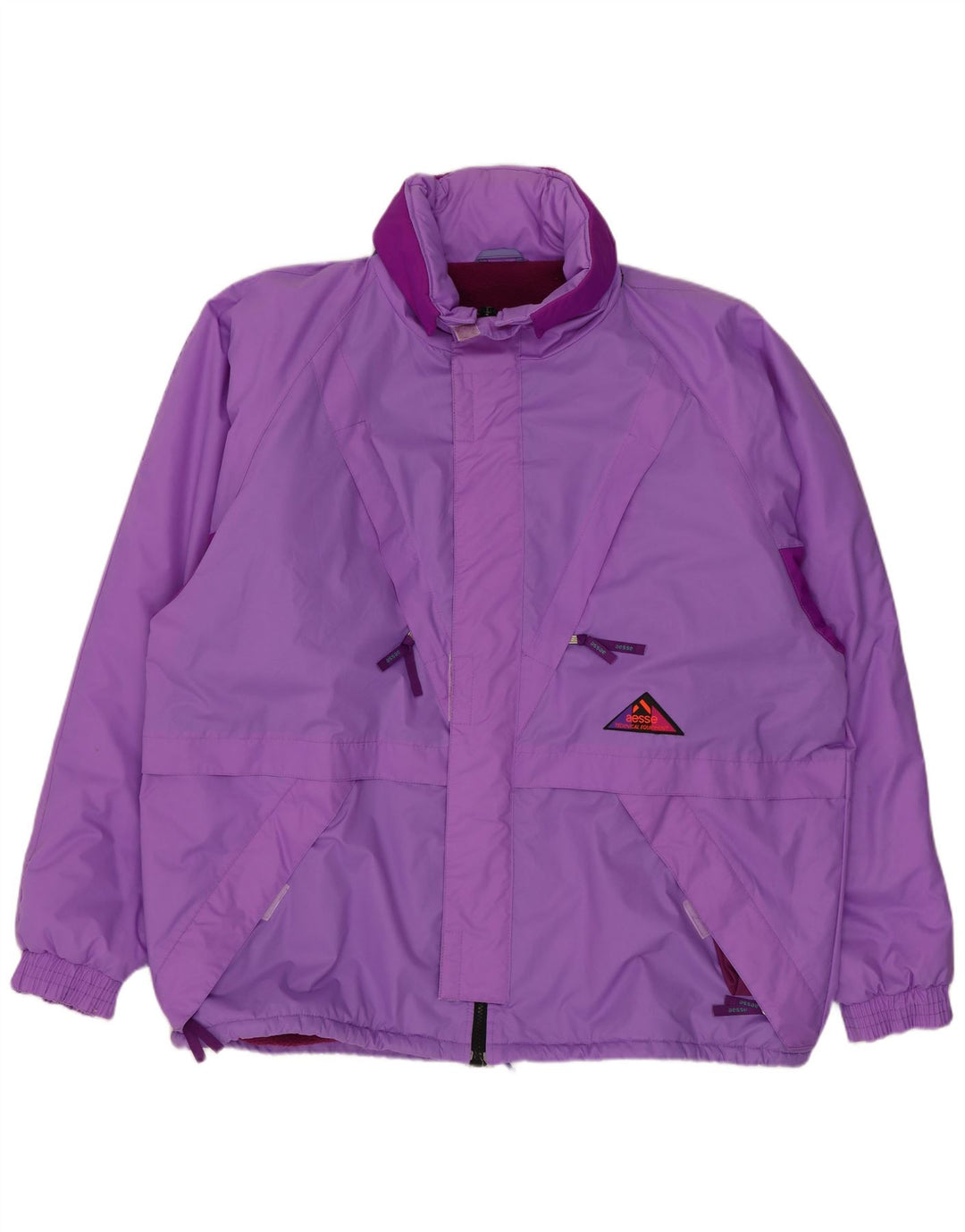 AESSE Herren Skijacke mit Kapuze UK 42 XL Lila