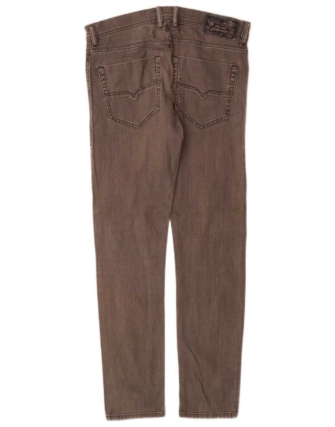Diesel Herren Tepphar Carrot Slim Jeans W28 L30 Graue Baumwolle