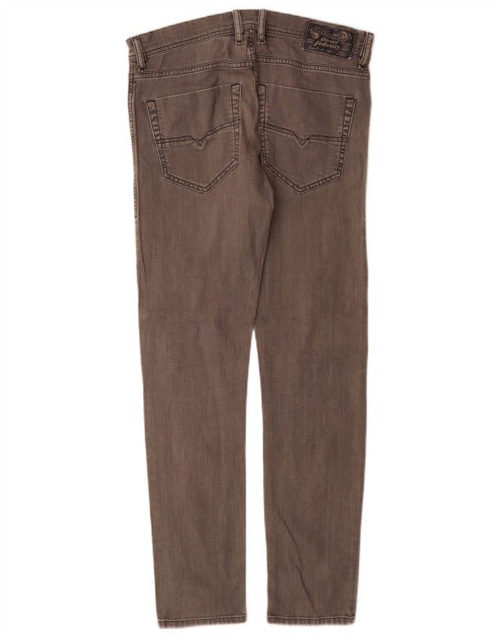 Diesel Herren Tepphar Carrot Slim Jeans W28 L30 Graue Baumwolle