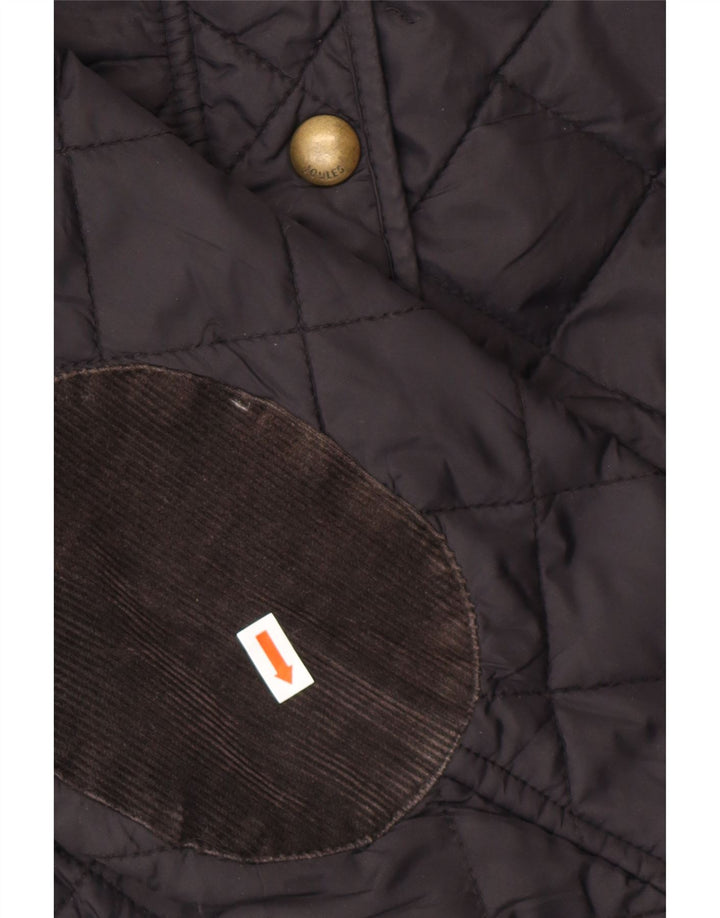 JOULES Damen Steppjacke UK 12 Medium Schwarz Polyamid