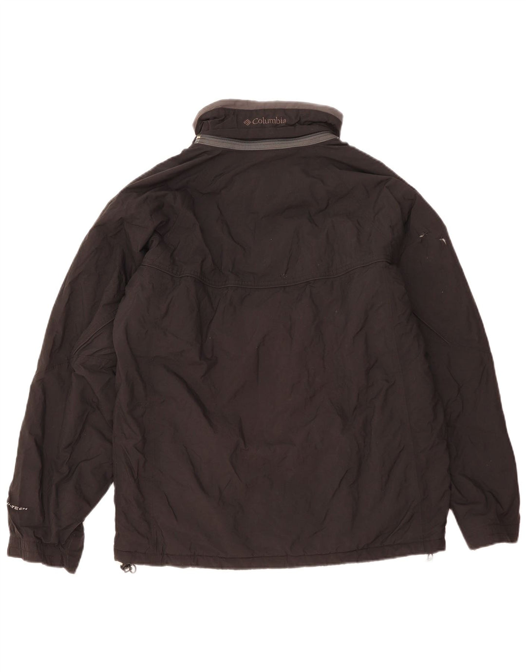 Columbia Herren-Windbreaker-Jacke, UK 38, mittelschwarzes Nylon