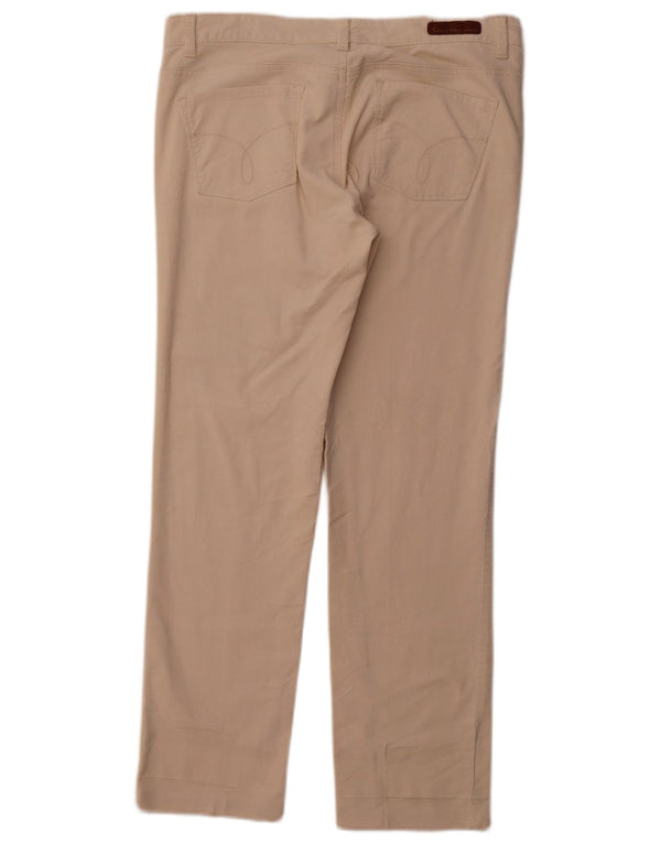 CALVIN KLEIN Damen Skinny Cordhose US 12 Large W31 L28 Beige