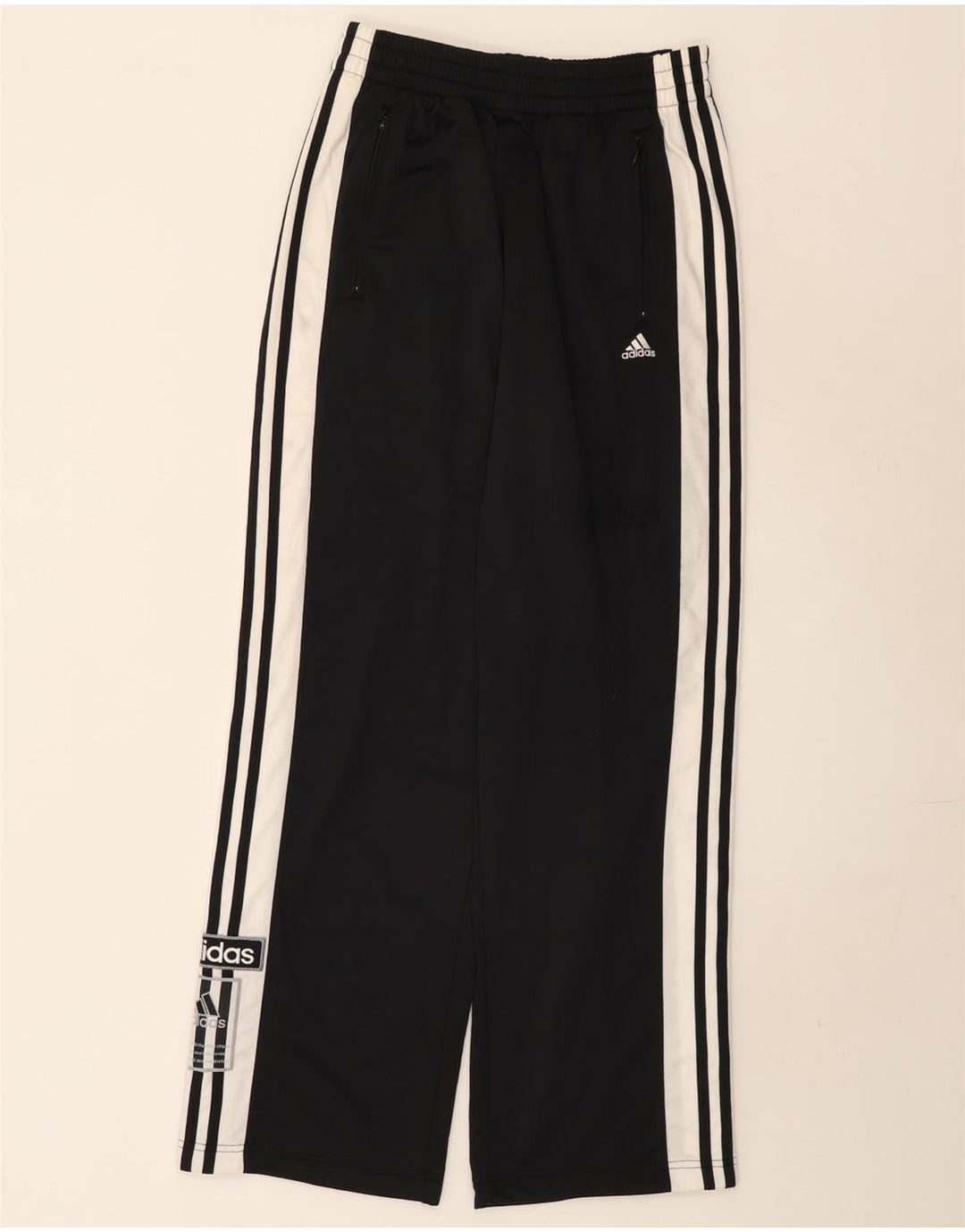 Adidas Herren-Trainingshose, Größe S, Schwarz, Colourblock-Polyester