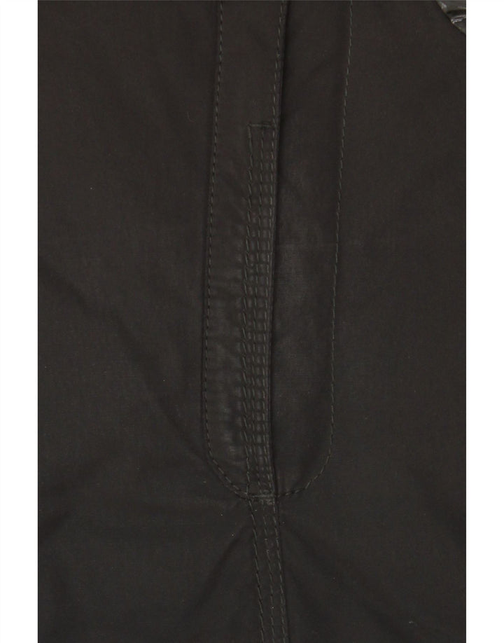 PEUTEREY Wattierte Damenjacke mit Kapuze IT 42 Mittelschwarzes Polyamid