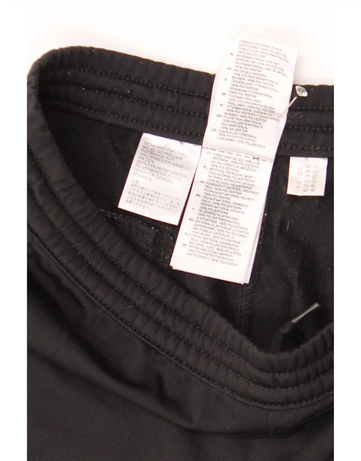 Adidas Damen Trainingshose UK 10 Small Schwarz Polyester