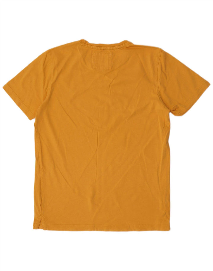 CREW CLOTHING Herren T-Shirt Top mittelgelbe Baumwolle