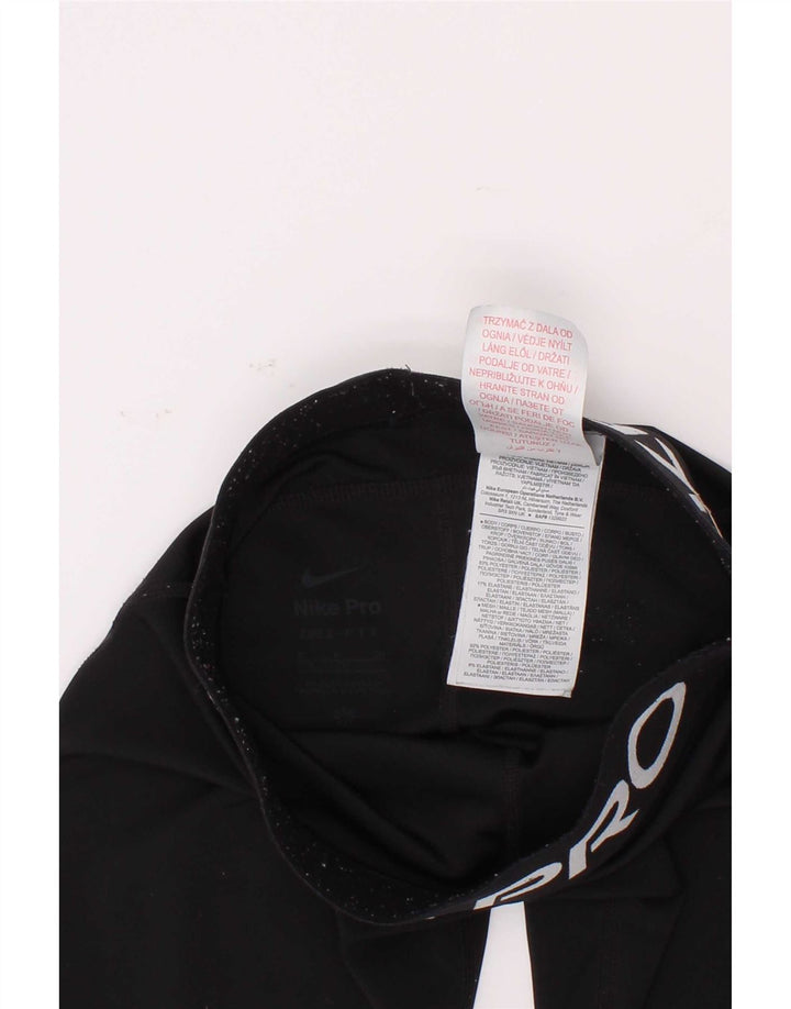 Nike Dri Fit Grafik-Leggings für Mädchen, 8–9 Jahre, Größe S, Schwarz, Polyester