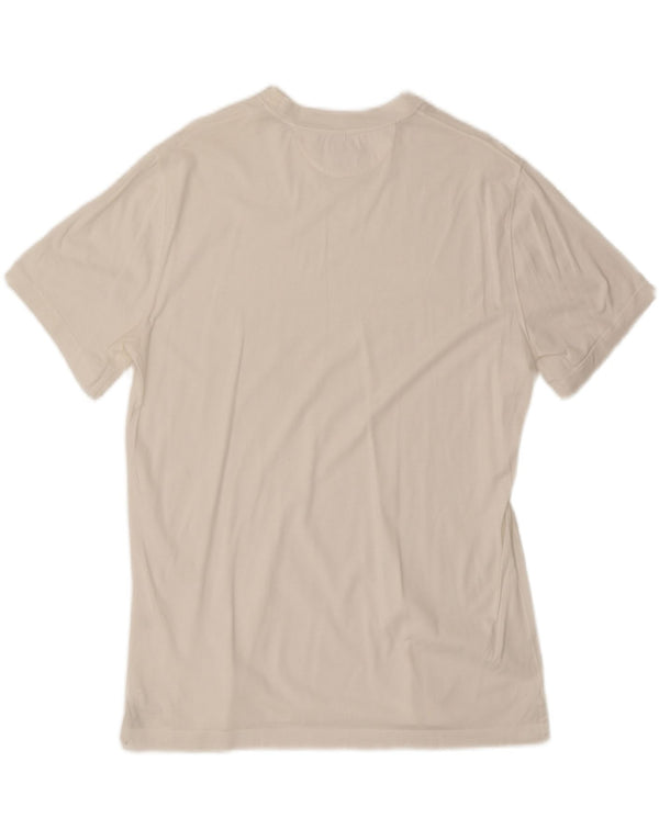 Brunello Cucinelli Slim Fit T-Shirt-Oberteil für Herren, groß, aus weißer Baumwolle