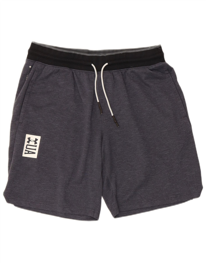 Under Armour Herren Graphic Sport Shorts XL Graues Colourblock-Polyester