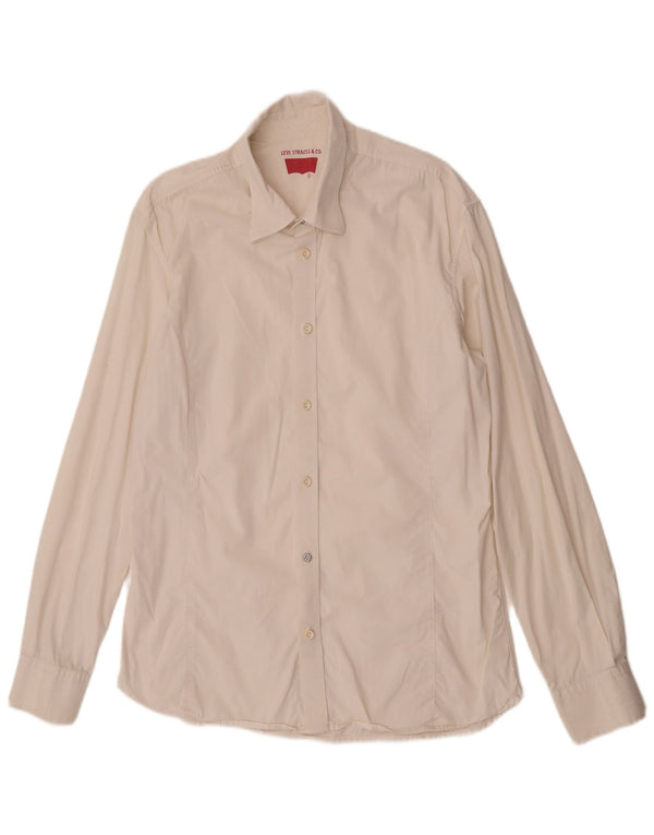 Levi's Herren-Hemd mit normaler Passform, XL, gebrochenes Weiß
