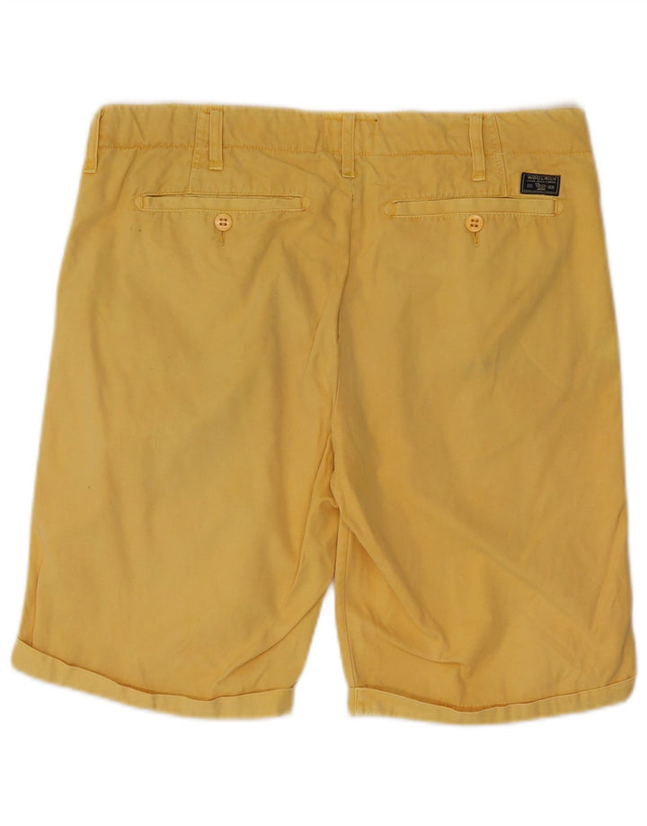 Woolrich Herren Chinoshorts W32 Mittelgelbe Baumwolle