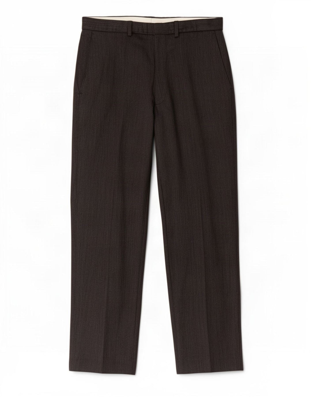 Gerade Herren-Chinohose von Marks & Spencer, W34, L31, Grau, Polyester