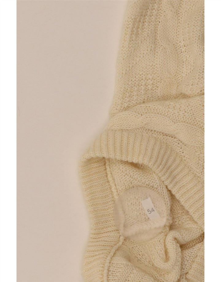 VINTAGE Herren Pullover mit V-Ausschnitt IT 54 XL Beige