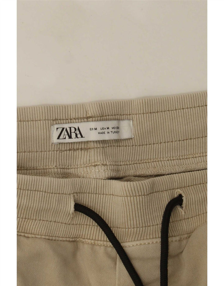 Zara Herren Cargo-Trainingshose Mittelbeige