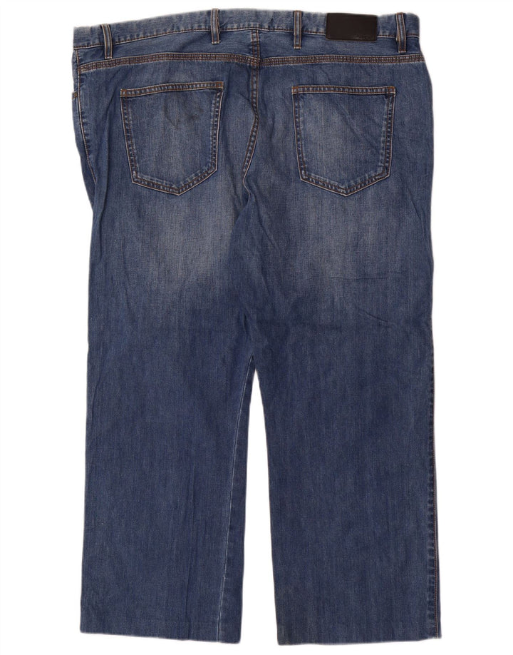 Marks & Spencer Herren Autograph Straight Jeans W42 L27 Blaue Baumwolle