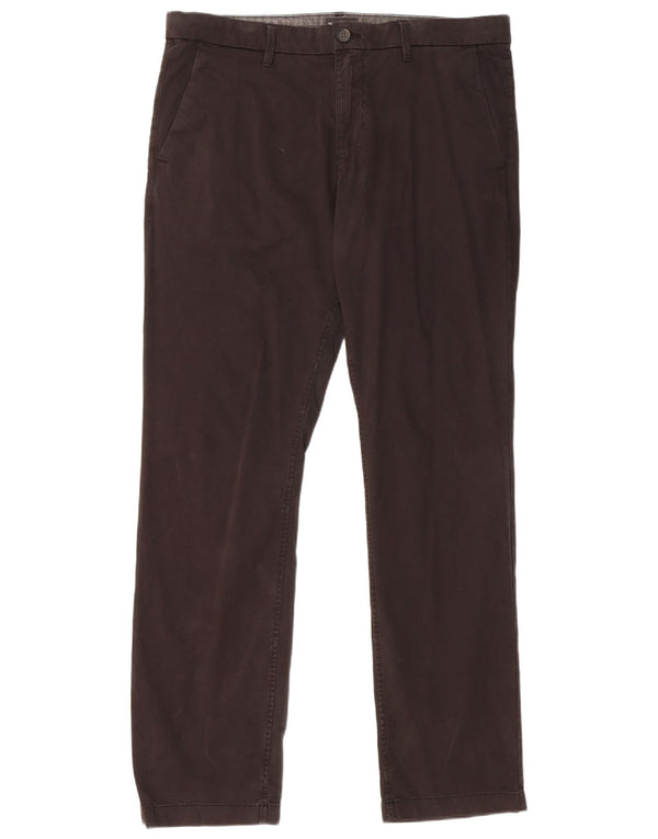TIMBERLAND Gerade Chino-Hose für Damen, W36, L34, schwarze Baumwolle